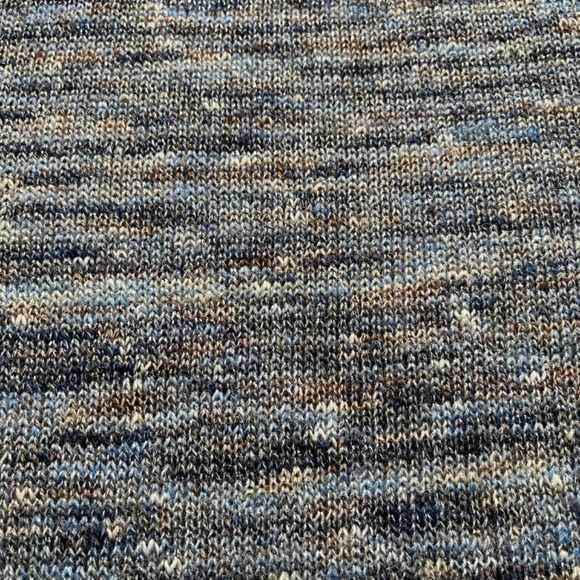 Norm Thompson Cowl Neck Sweater Multi Color w/ Sparkling Silver Theading  Size M - Picture 10 of 10